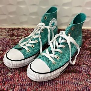 Converse Mermaid Scales Hightop Sneakers, size 8